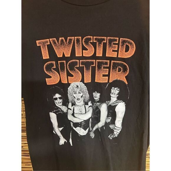 Twisted Sister Size Large (L) T Shirt Black - Picture 4 of 4